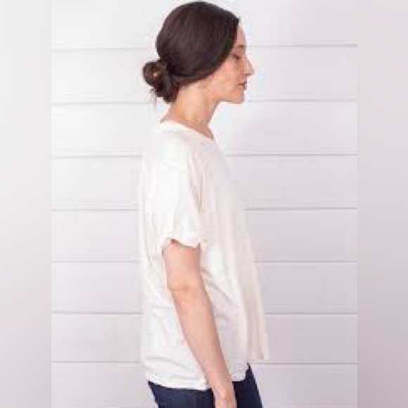 Free People BF Tee in the color Gardenia.  New with tags. - Picture 4 of 10